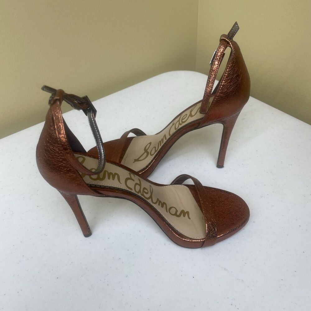 Sam Edelman Metallic Brown Heels - Picture 10 of 14